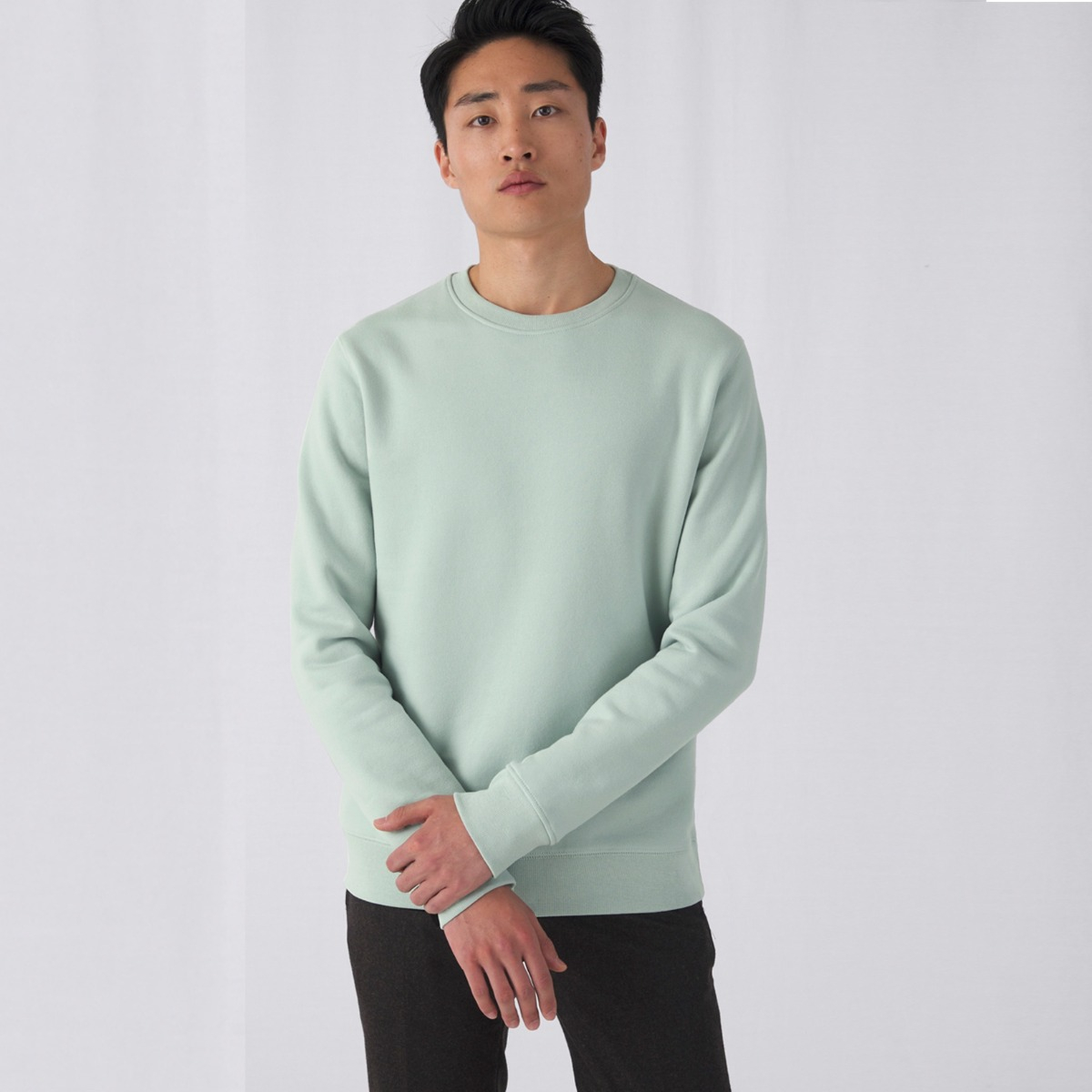 B&C King Crew Neck Heren Sweater bedrukken | B&C