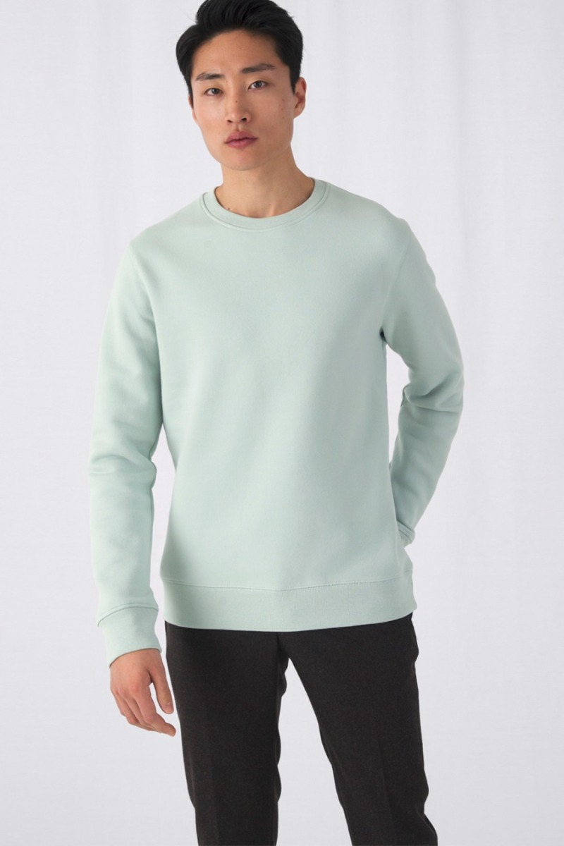 B&C King Crew Neck Heren Sweater bedrukken | B&C